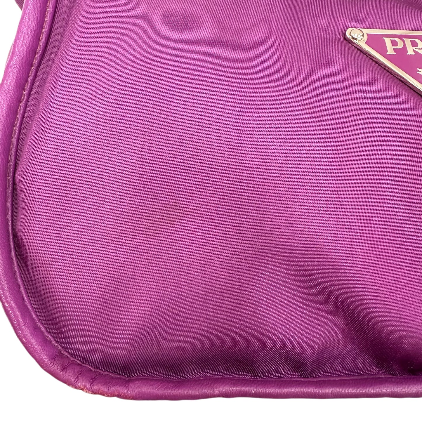 PRADA  Small Tessuto Shoulder Bag Purple