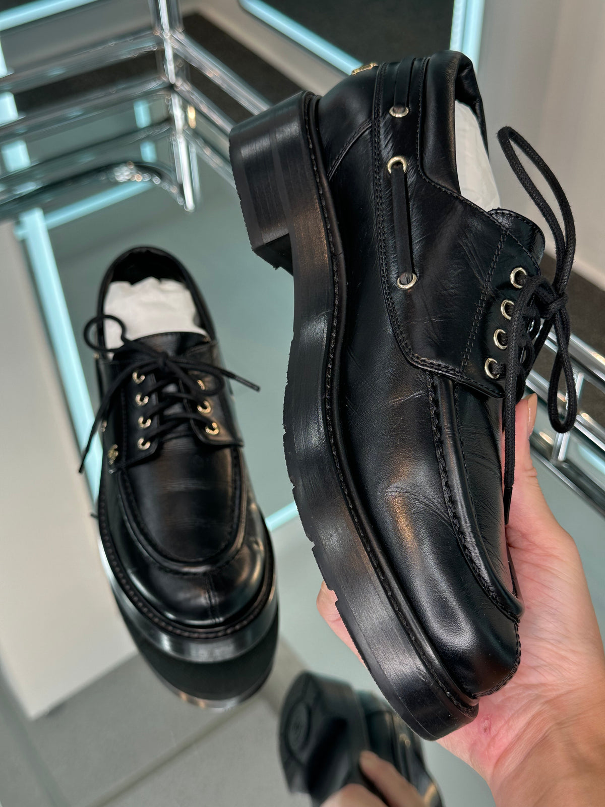 Chanel Moccasins