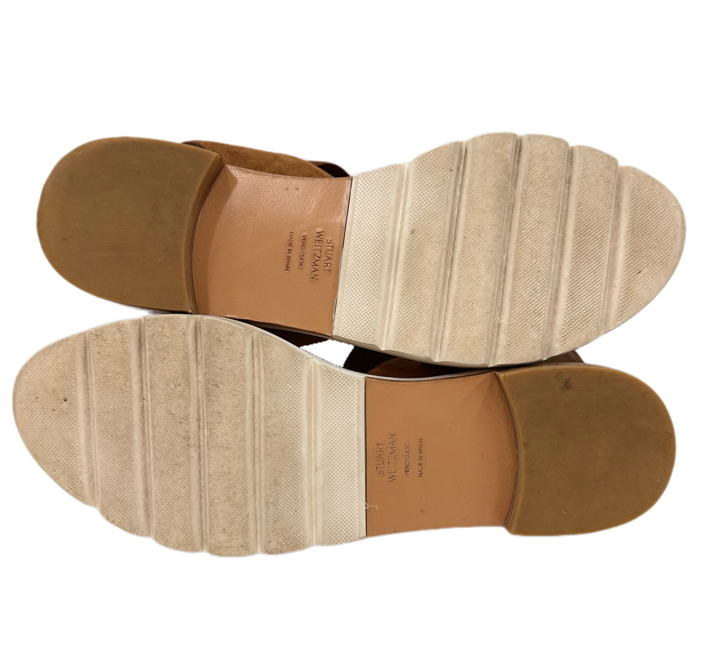 STUART WEITZMAN Brown Suede Sandals Size 8