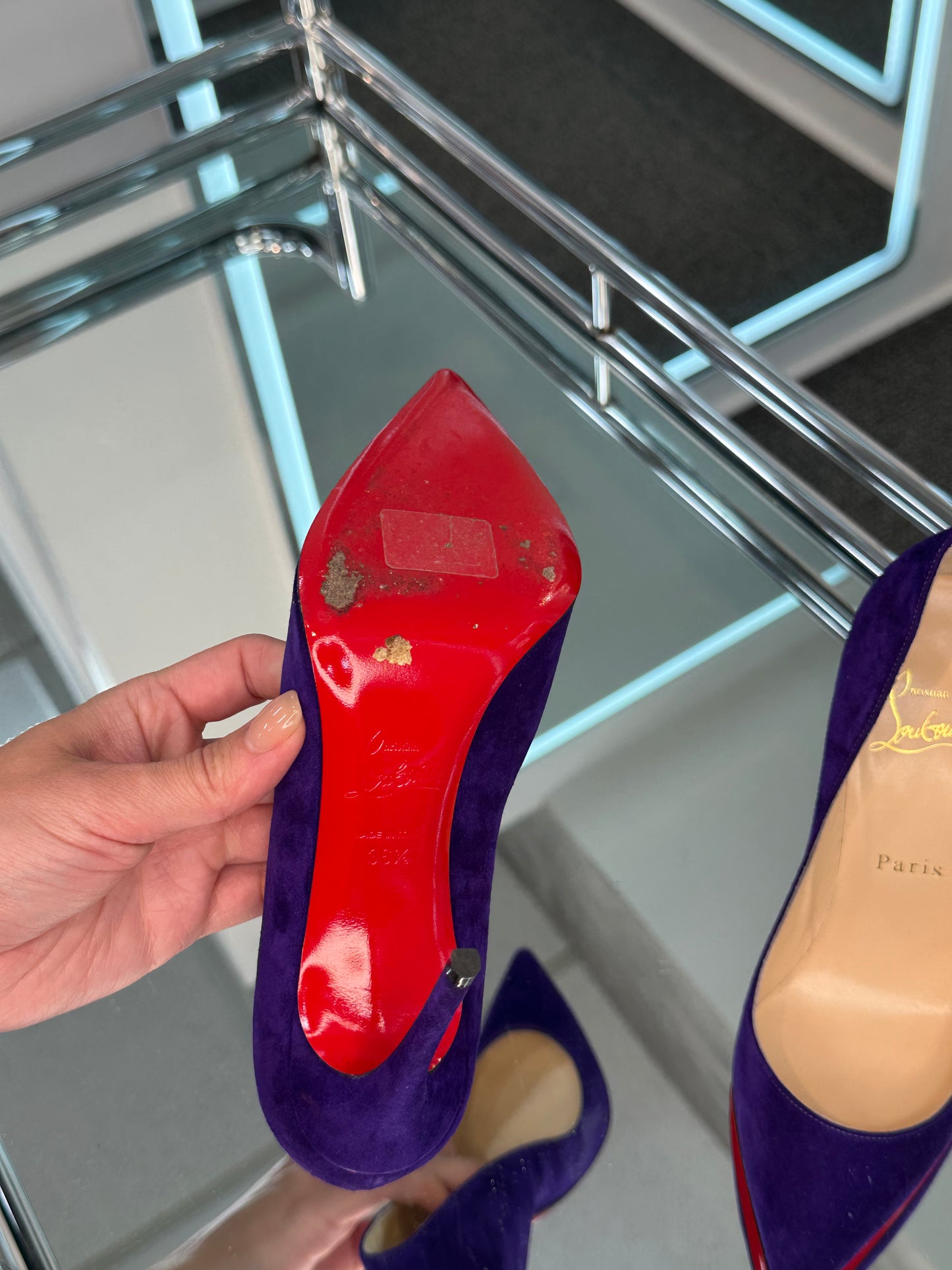 Christian Louboutin Suede Pumps