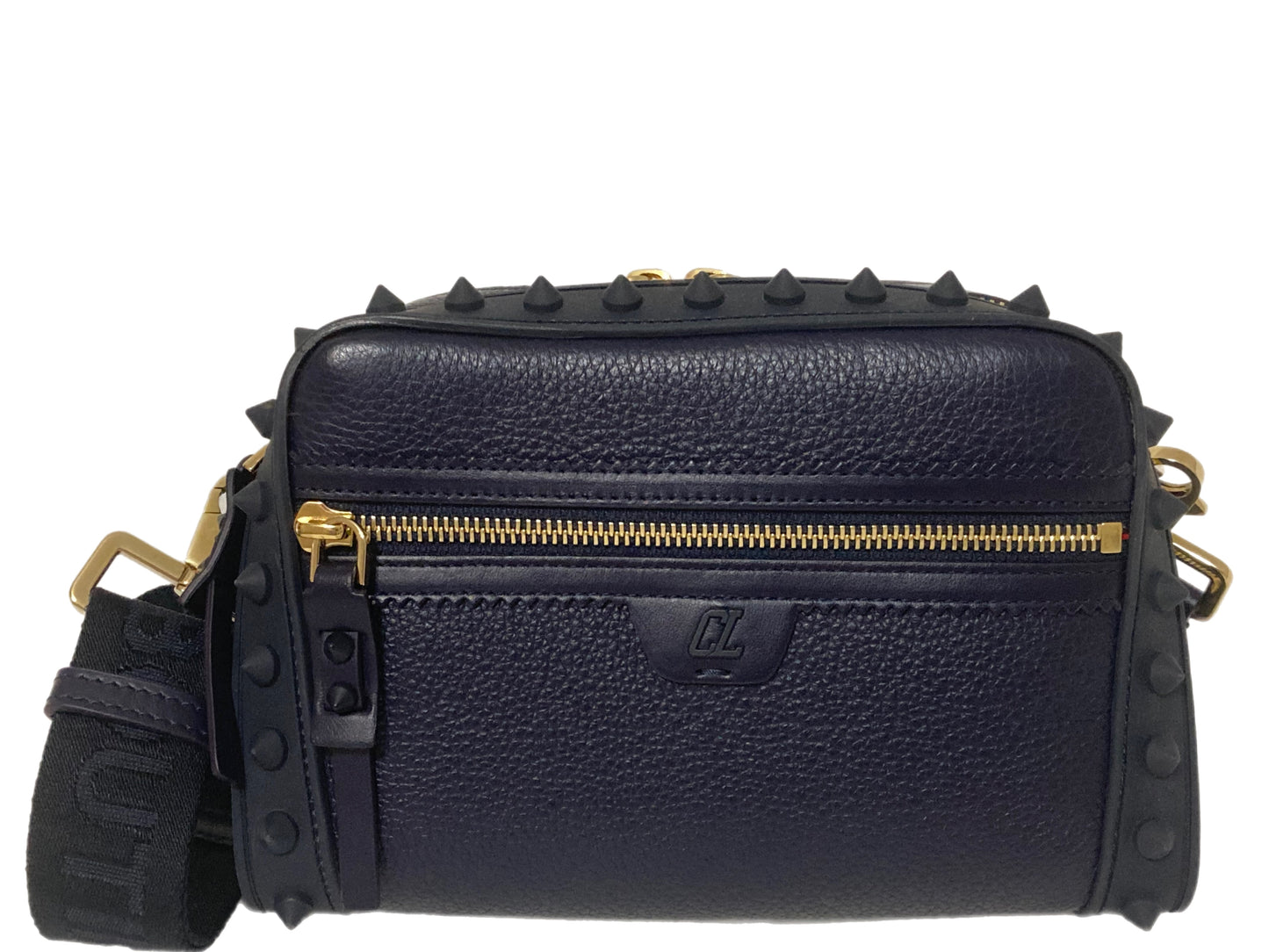 CHRISTIAN LOUBOUTIN Loubitown Femme Camera Bag Navy Blue