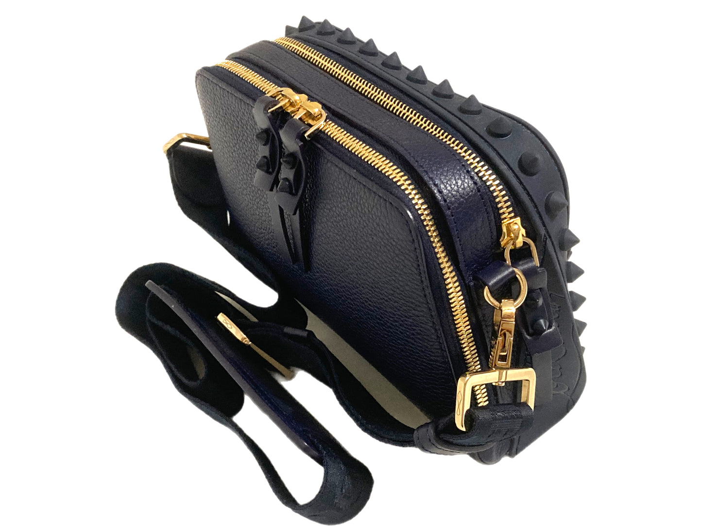 CHRISTIAN LOUBOUTIN Loubitown Femme Camera Bag Navy Blue