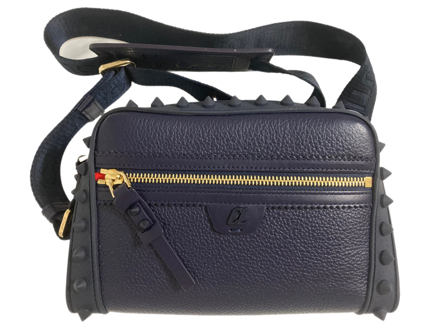 CHRISTIAN LOUBOUTIN Loubitown Femme Camera Bag Navy Blue