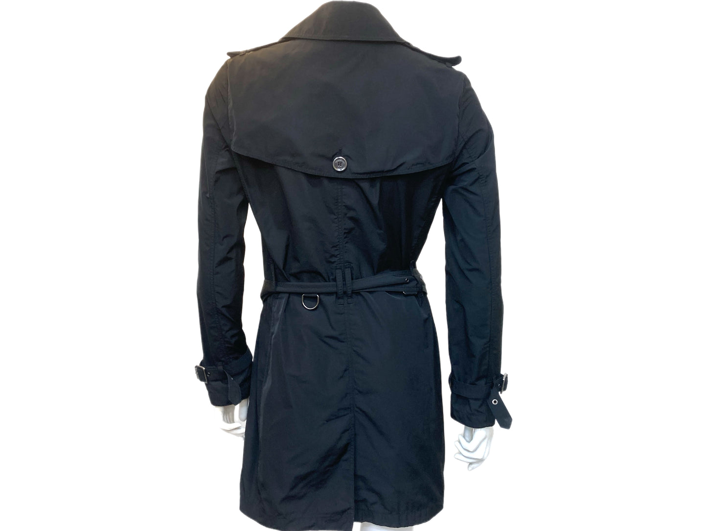 BURBERRY BRIT Trench Coat Black Size 4