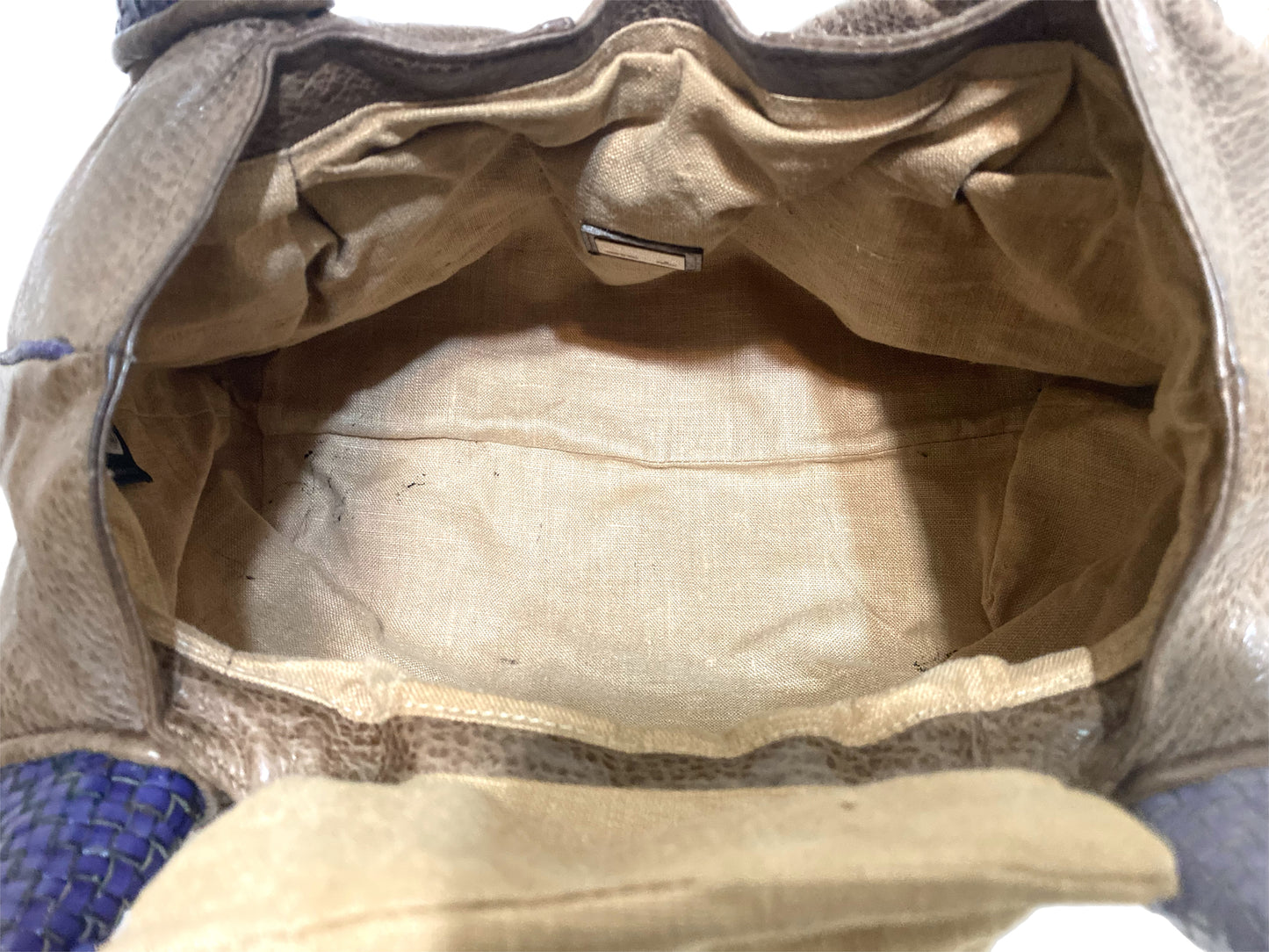 FENDI Leather Spybag Shoulder Bag Tan