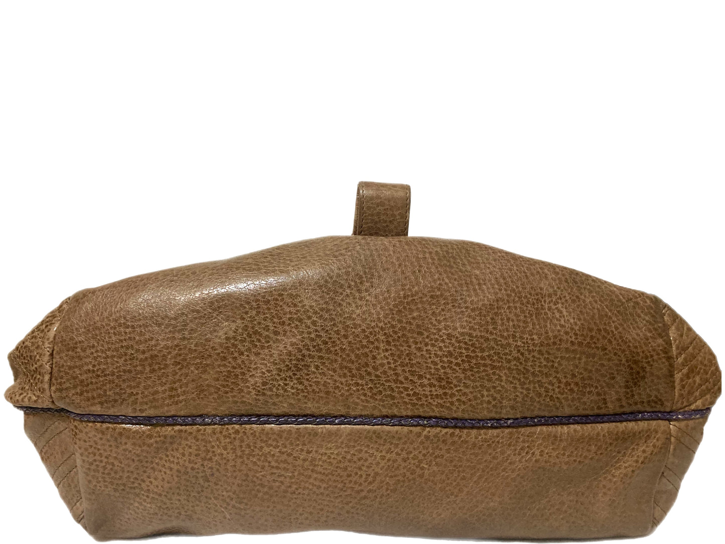 FENDI Leather Spybag Shoulder Bag Tan