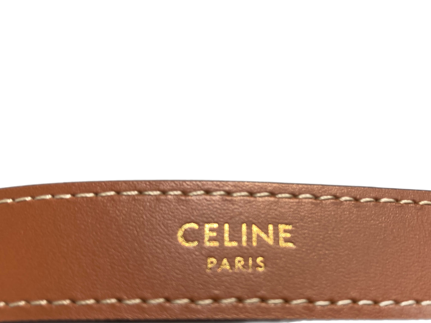 CELINE Ava Triomphe Classic Handbag Brown