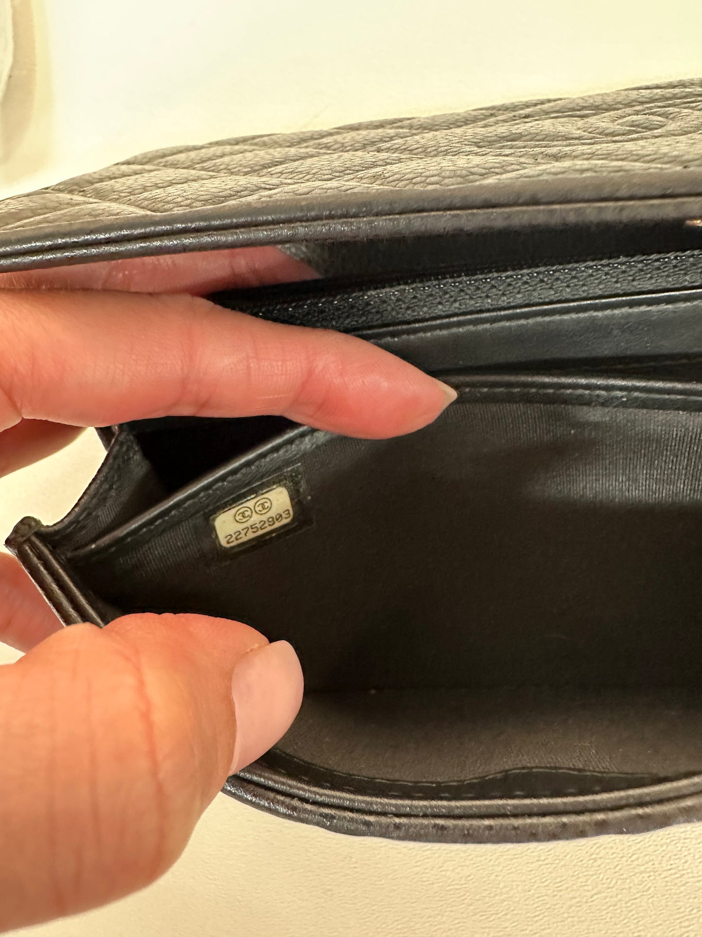 Chanel continental wallet