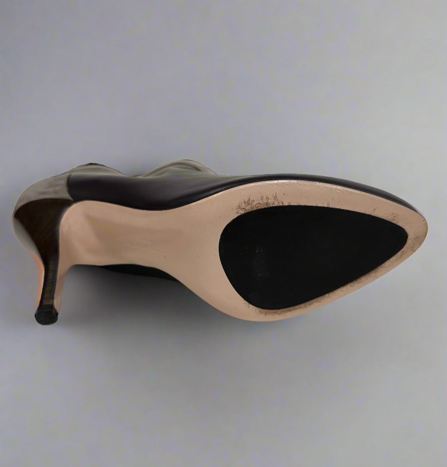 FERRAGAMO Suede and Leather Bootie