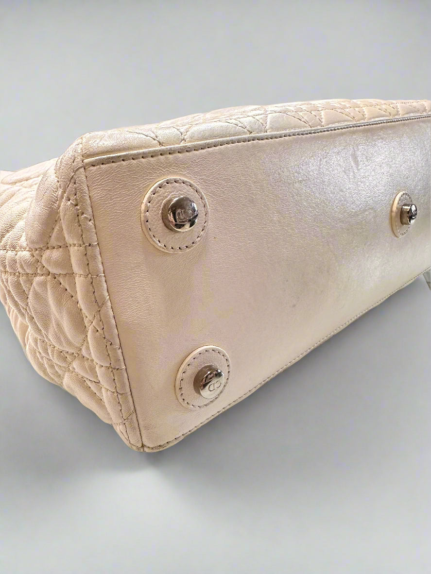 CHRISTIAN DIOR Cannage Quilted Handbag