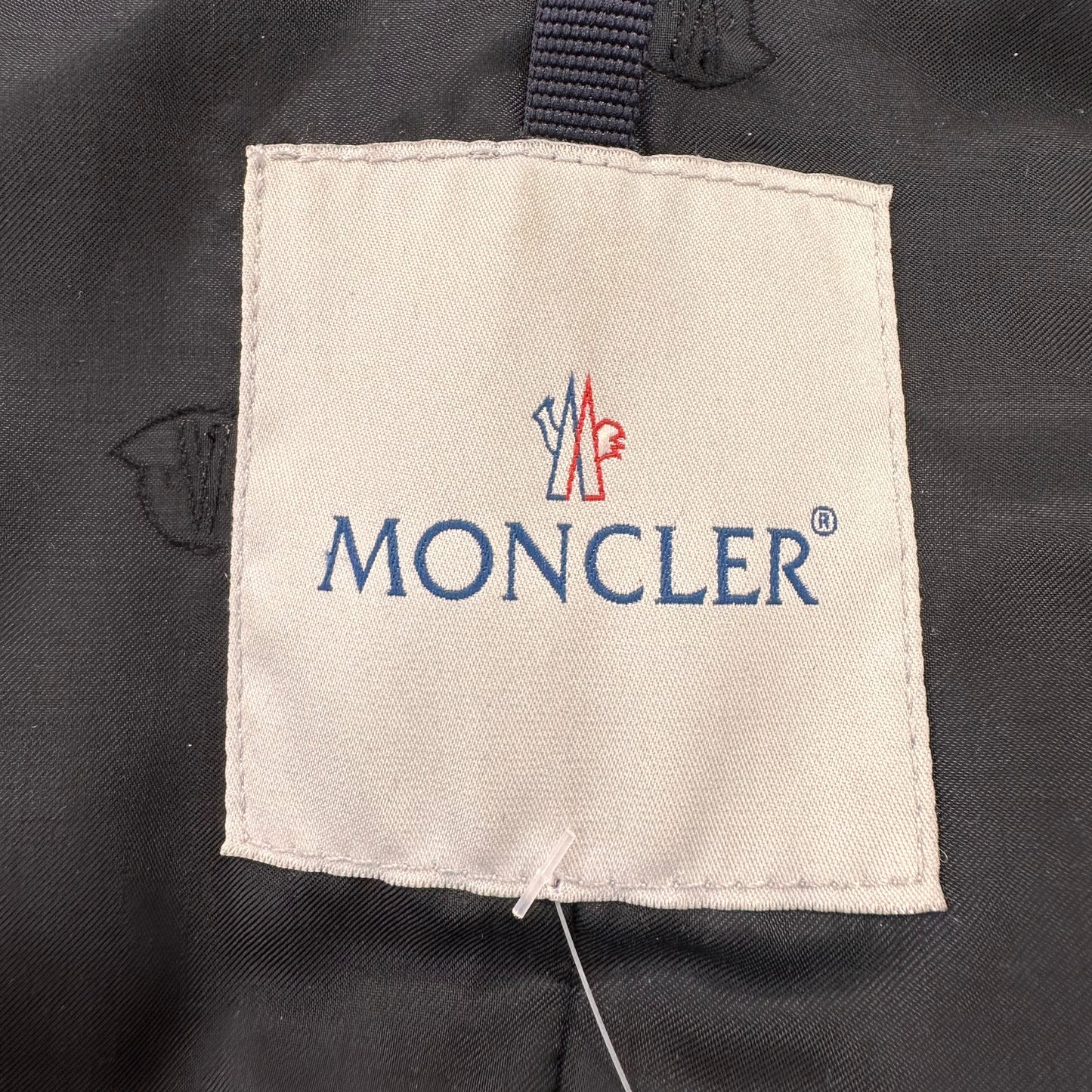 MONCLER Black Down Coat L
