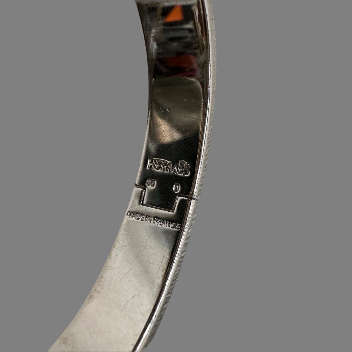 HERMÈS Palladium Clic H Bracelet
