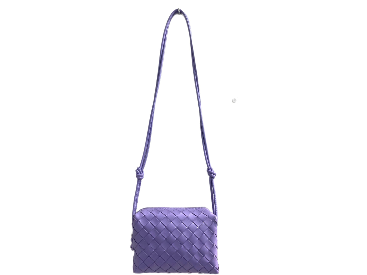 BOTTEGA VENETA Leather Mini Loop Bag Lavender