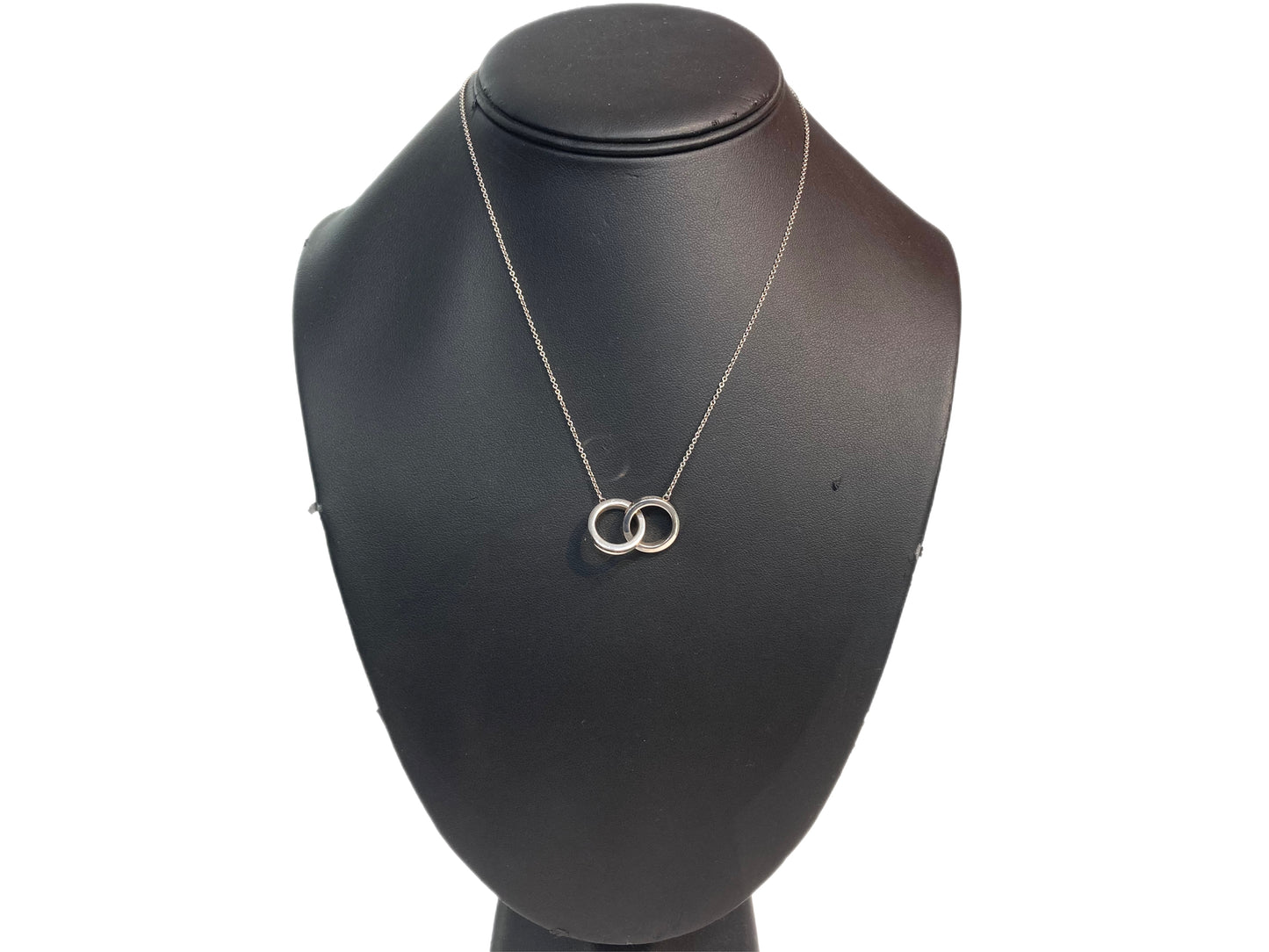 TIFFANY & CO. Sterling Silver 1837 Interlocking Circles Necklace