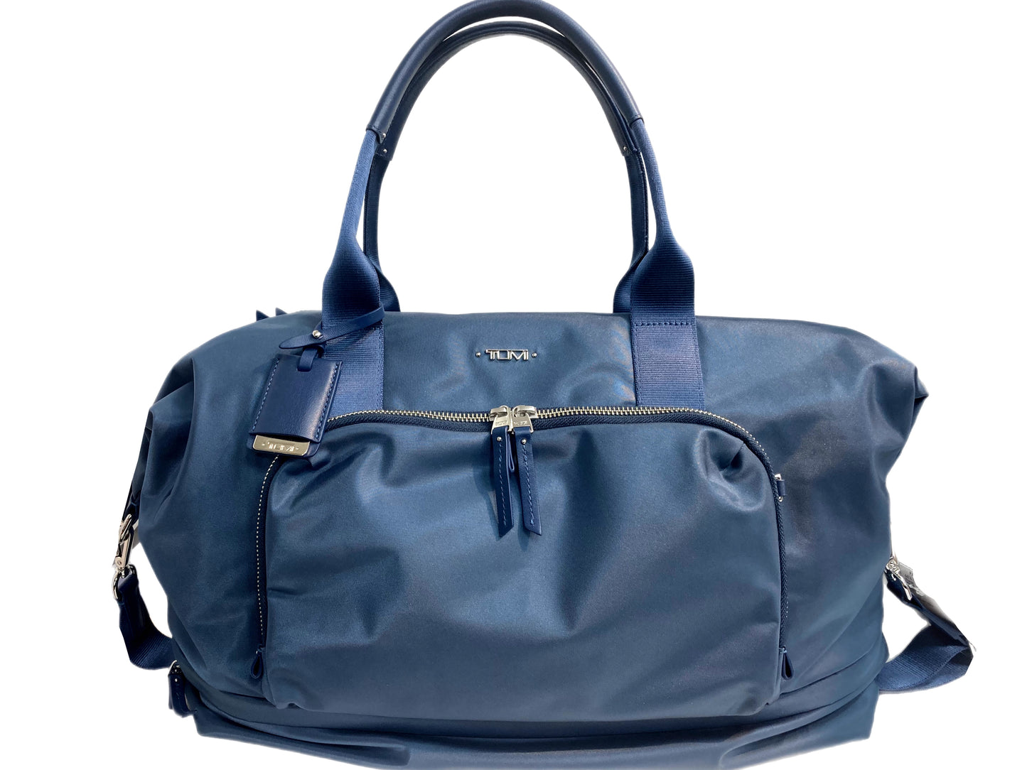 TUMI Nylon Weekender Travel Bag Blue