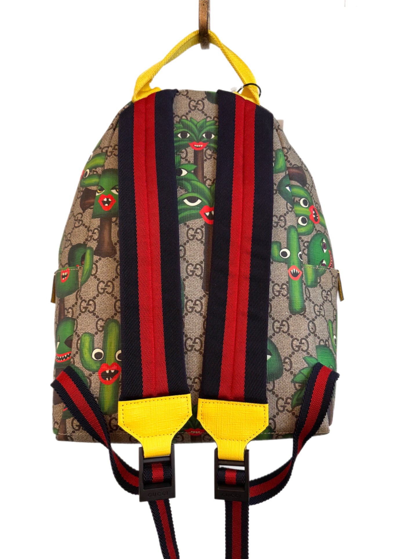 GUCCI Monogram Smiling Tree Children's Backpack Multi-Color