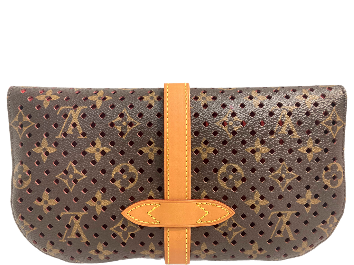 LOUIS VUITTON Saumur Perforated Clutch