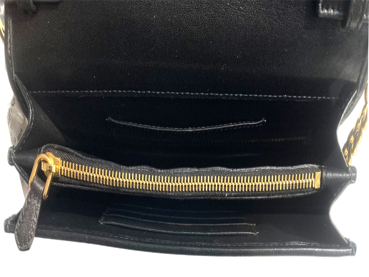 PRADA Leather Diagramme Crossbody Black