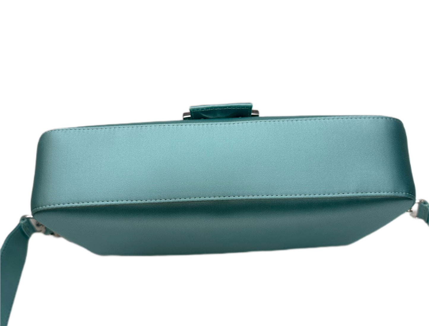 FENDI/TIFFANY Silk Baguette Turquoise