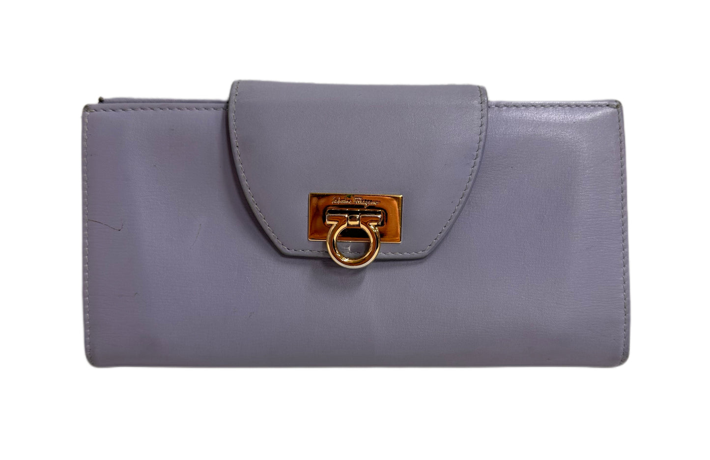 SALVATORE FERRAGAMO Continental Wallet Lilac