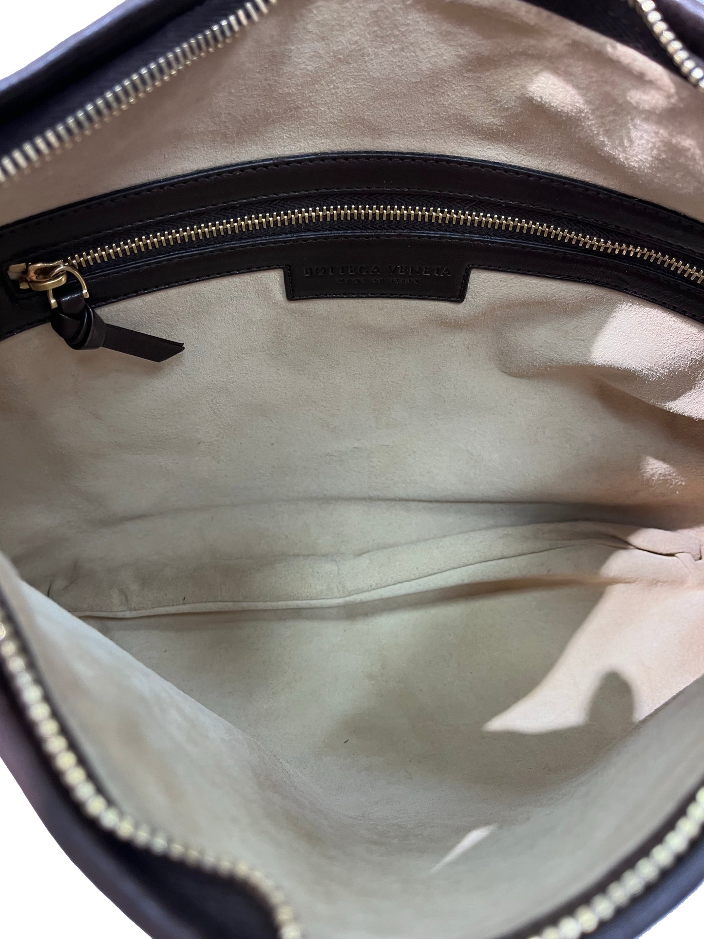 BOTTEGA VENETA Brown Intrecciato Medium Hobo