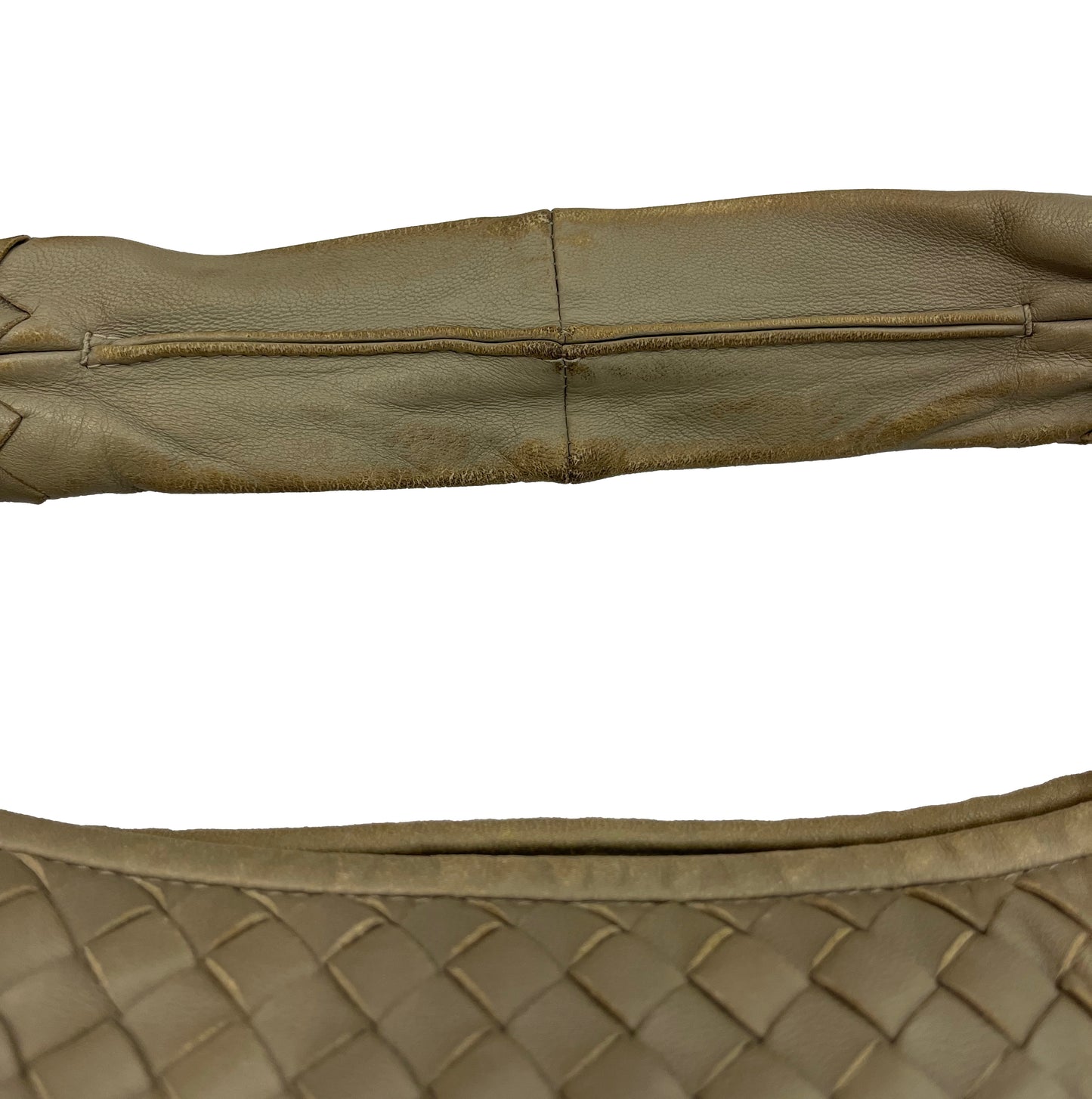 BOTTEGA VENETA Napa Intrecciato Medium Veneta Hobo Taupe