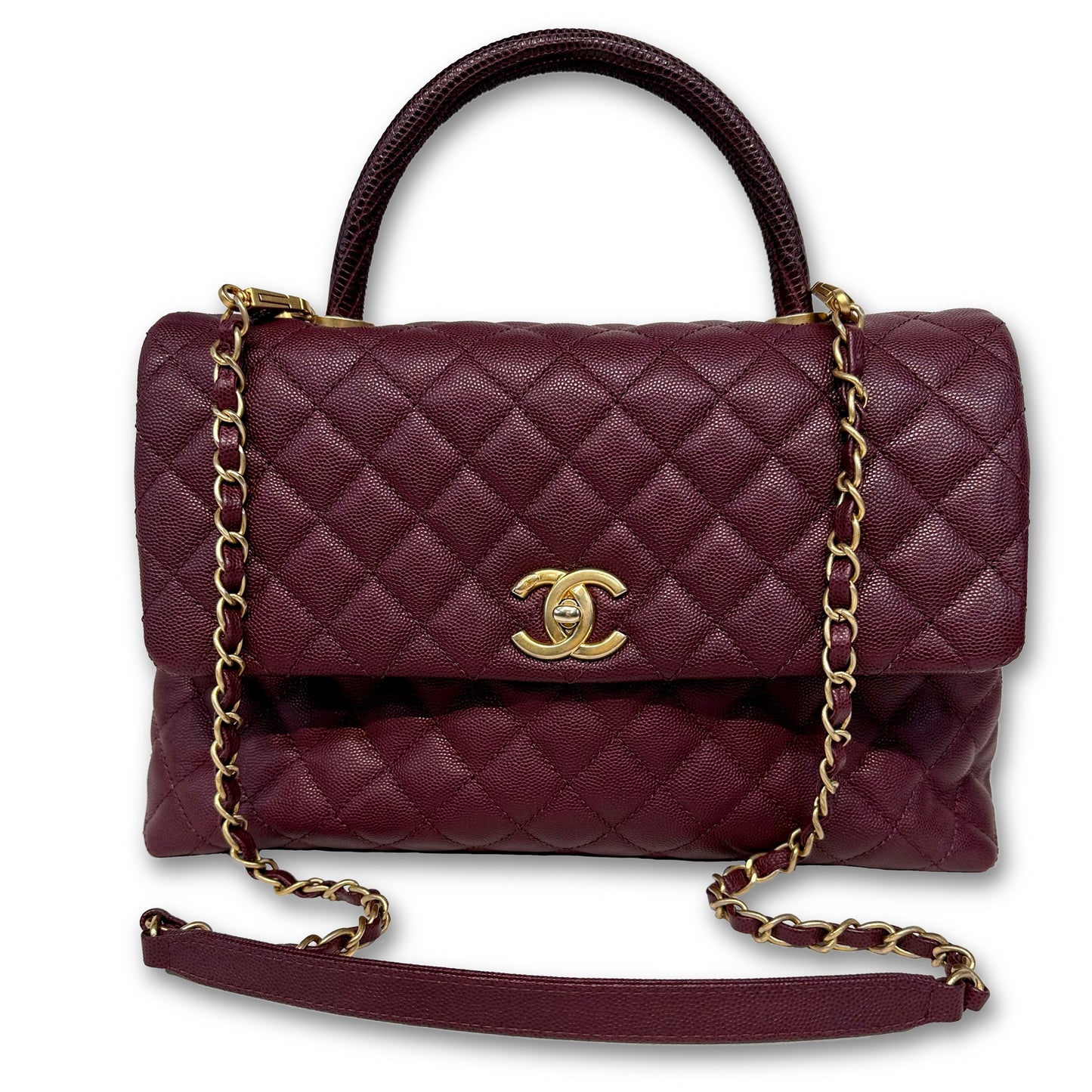 CHANEL Medium Coco Handle Flap Bag