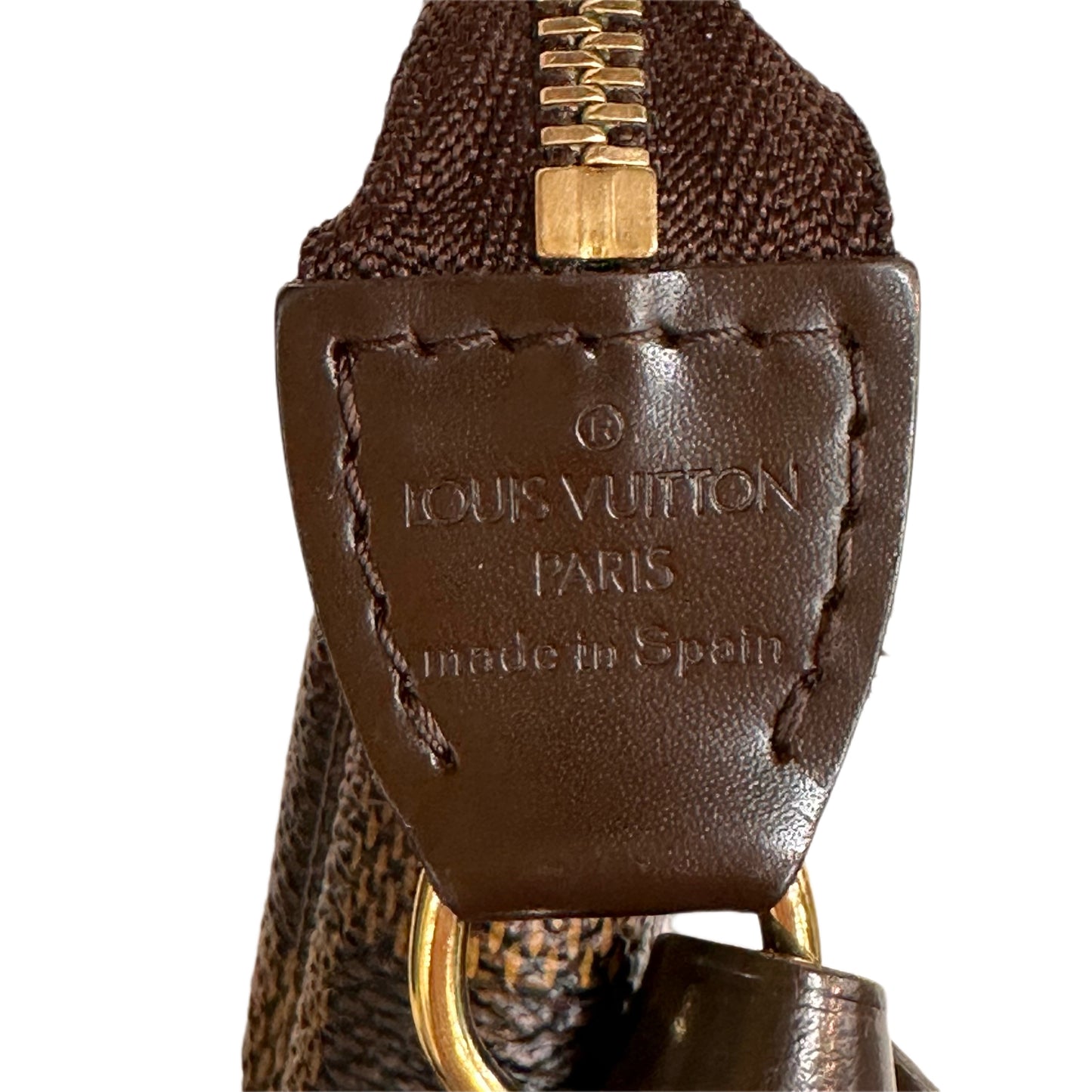 LOUIS VUITTON Damier Ebene Mini Pochette