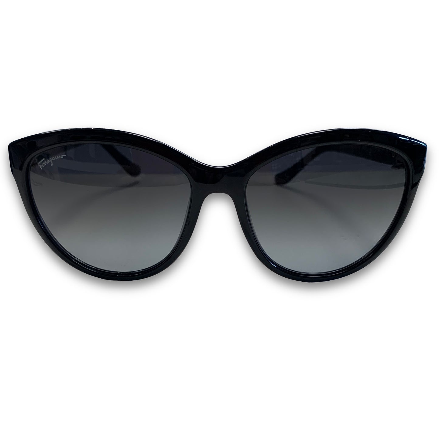 FERRAGAMO BLACK SUNGLASSES - NEW