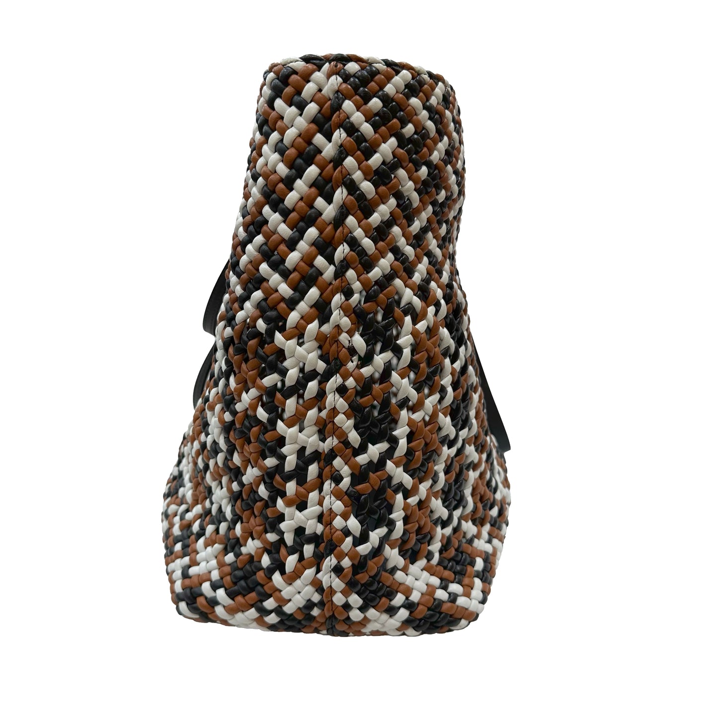 FERRAGAMO Leather Woven Tote