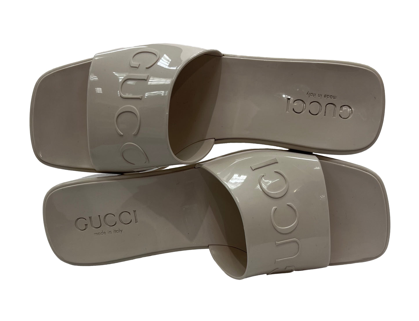 GUCCI Rubber Slide Sandal Size 35