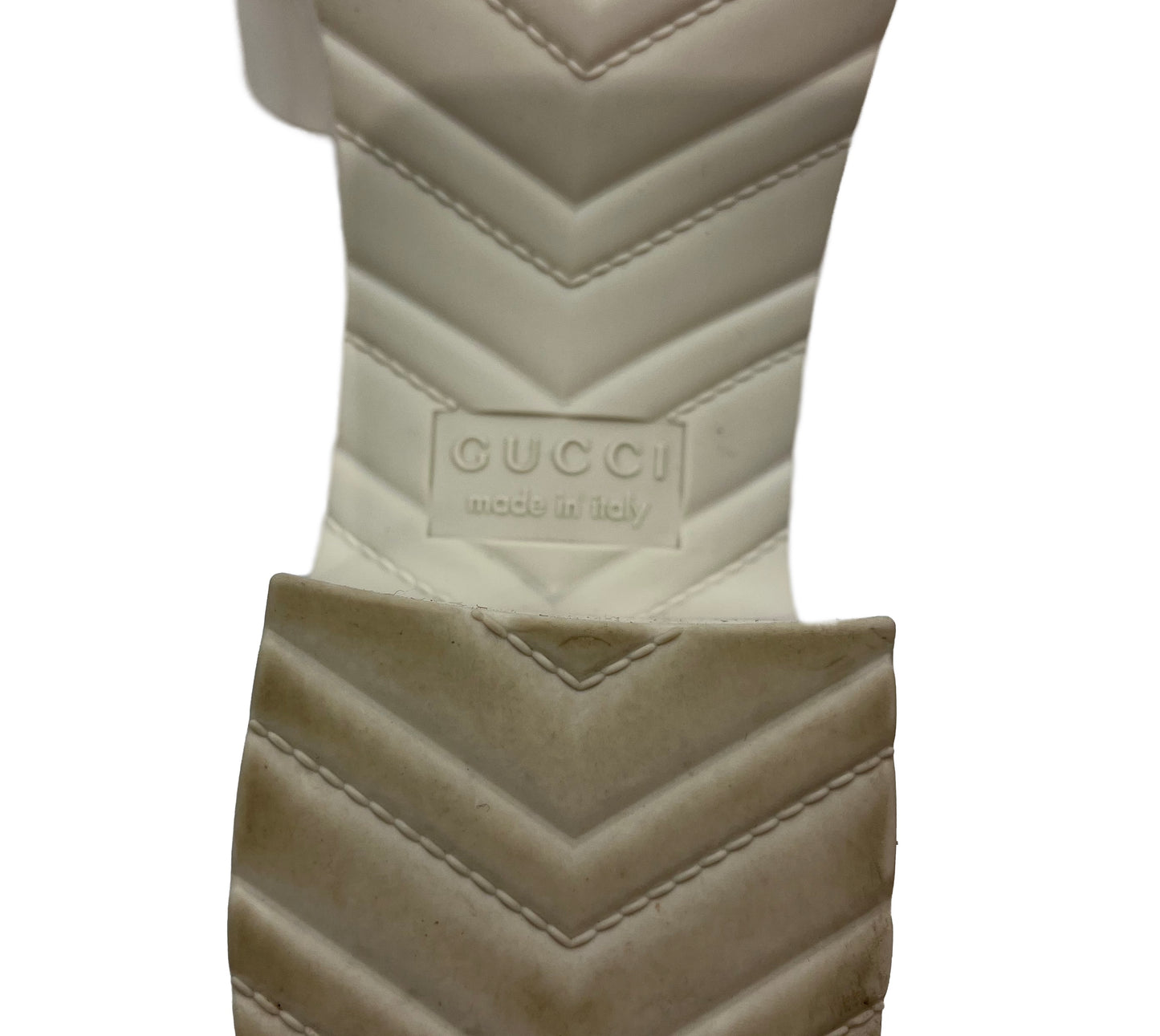 GUCCI Rubber Slide Sandal Size 35