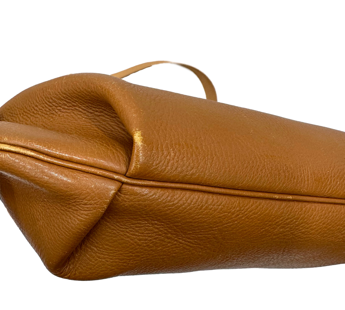 HERMES Vintage Rodeo II Caramel Leather