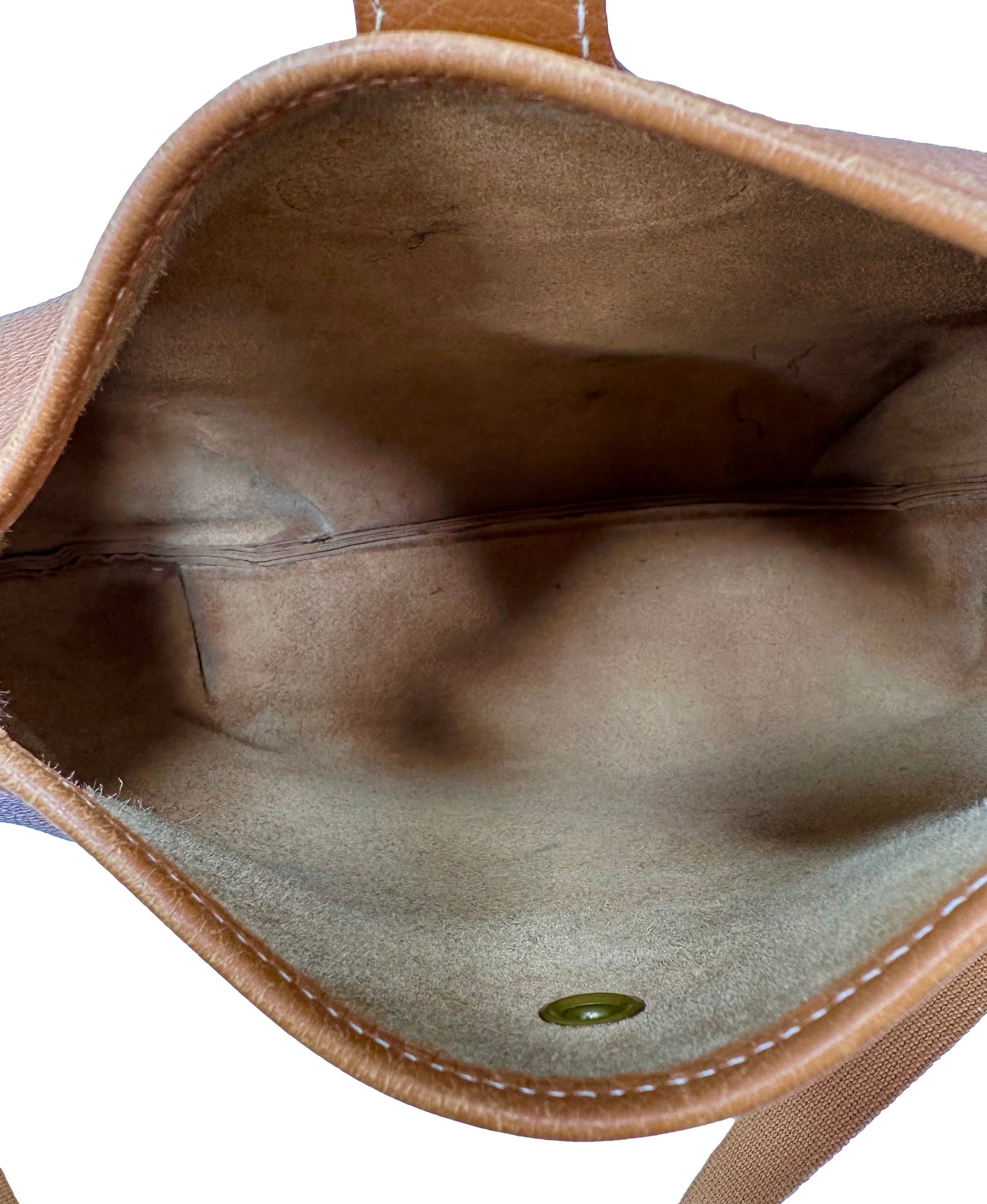 HERMES Vintage Rodeo II Caramel Leather