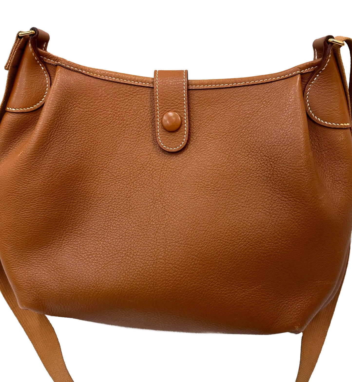 HERMES Vintage Rodeo II Caramel Leather