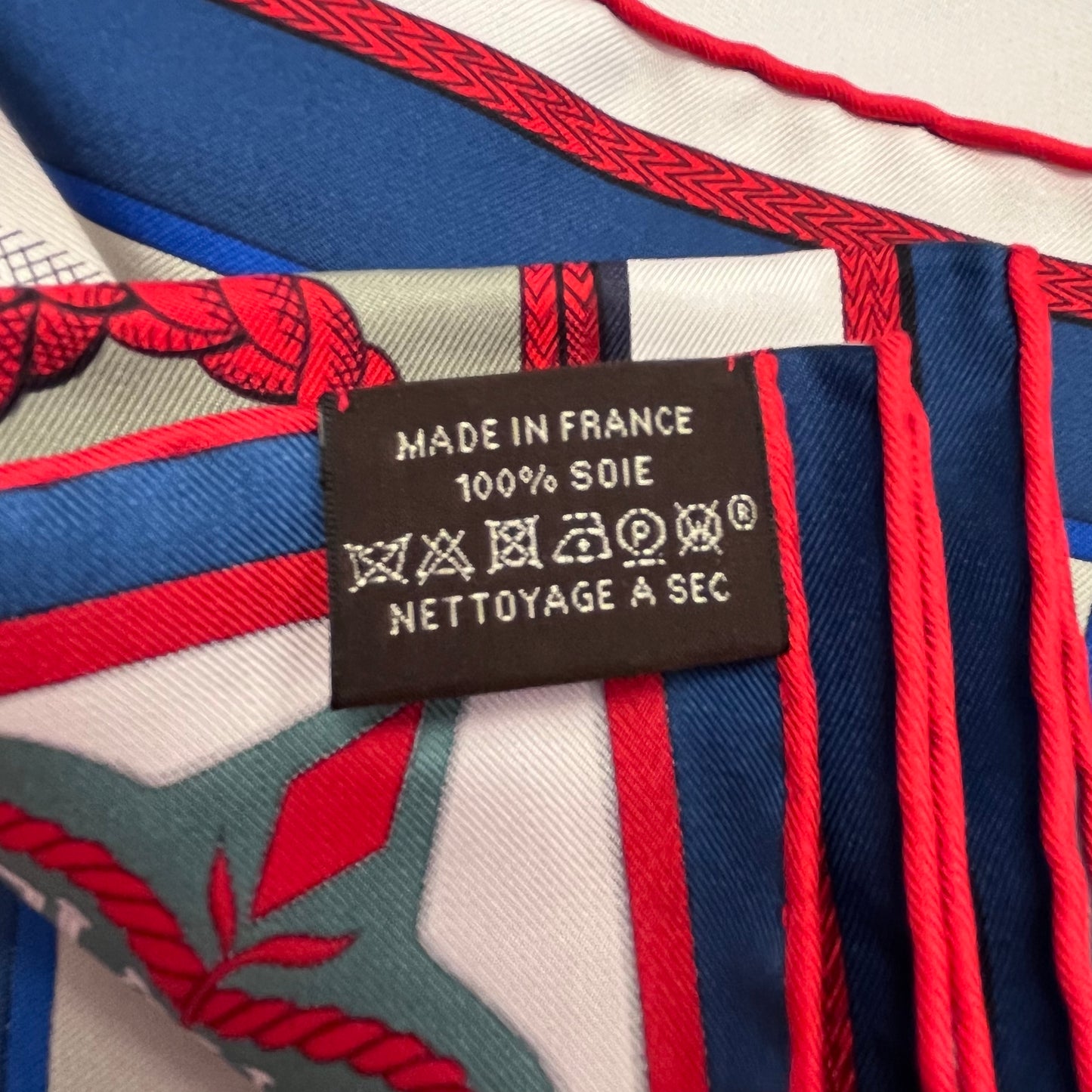 HERMES "Zouaves Et Dragons" Silk Scarf
