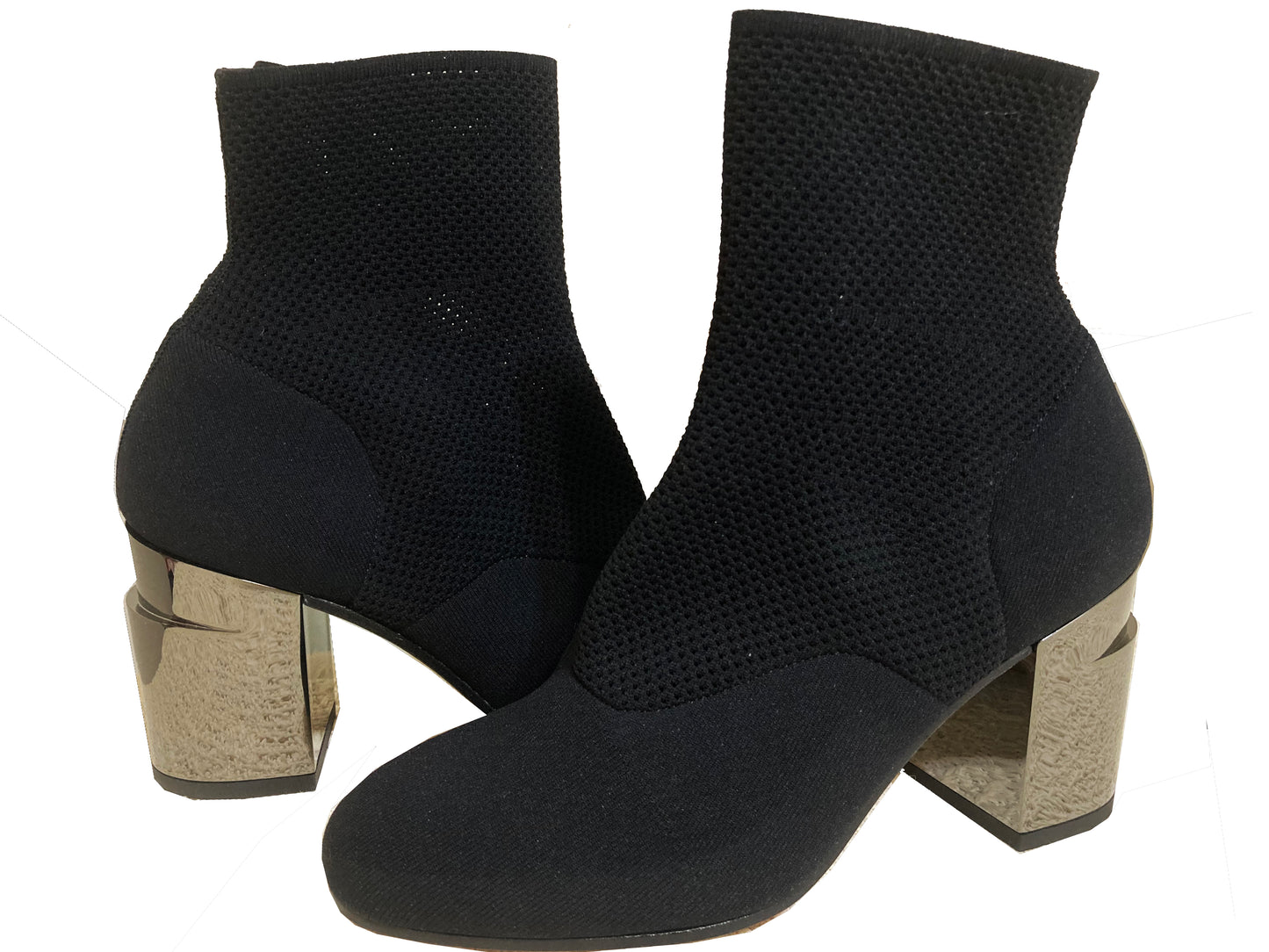 CLERGERIE PARIS "Keane" Sock Bootie Black Size 37