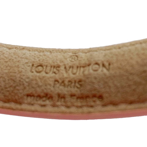 LOUIS VUITTON Pink Vernis Patent Leather Bracelet