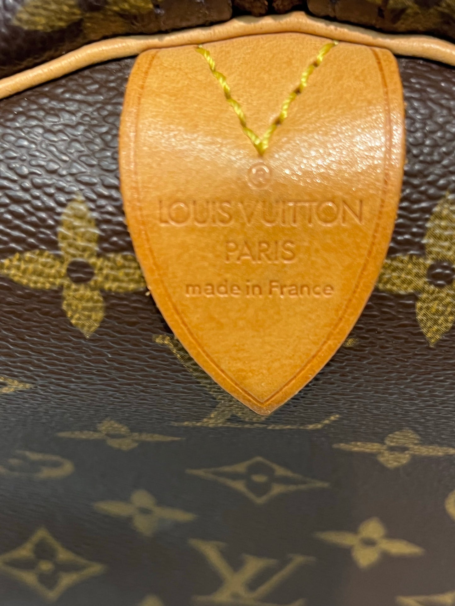 LOUIS VUITTON Monogram Keepall Duffle Bag Brown