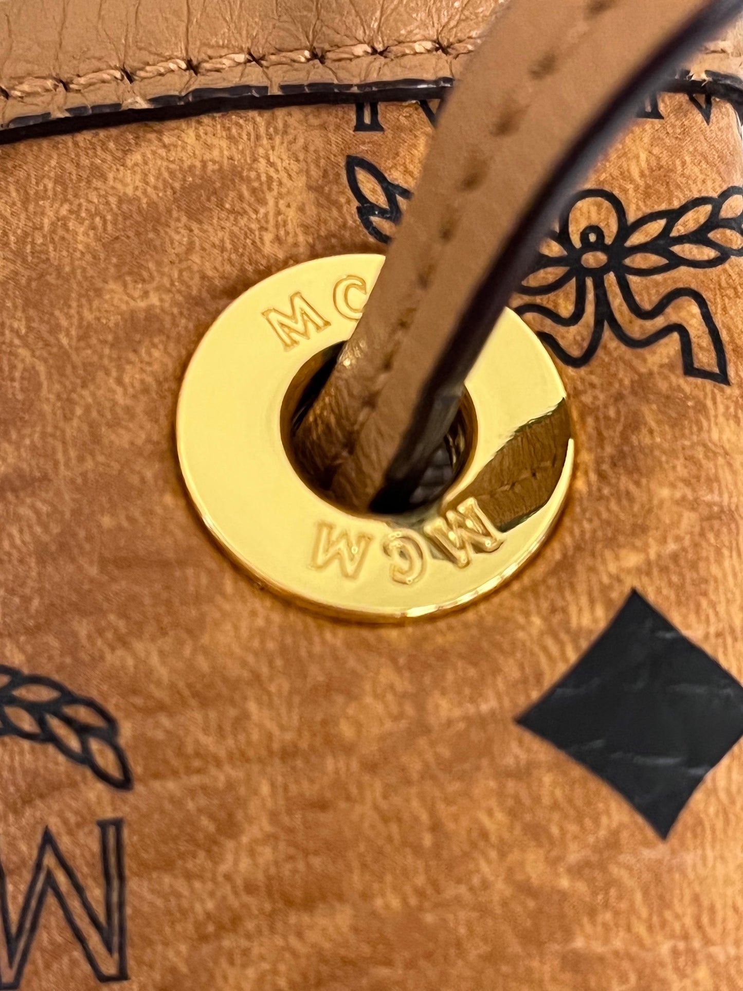 MCM Large Visetos Tote Bag