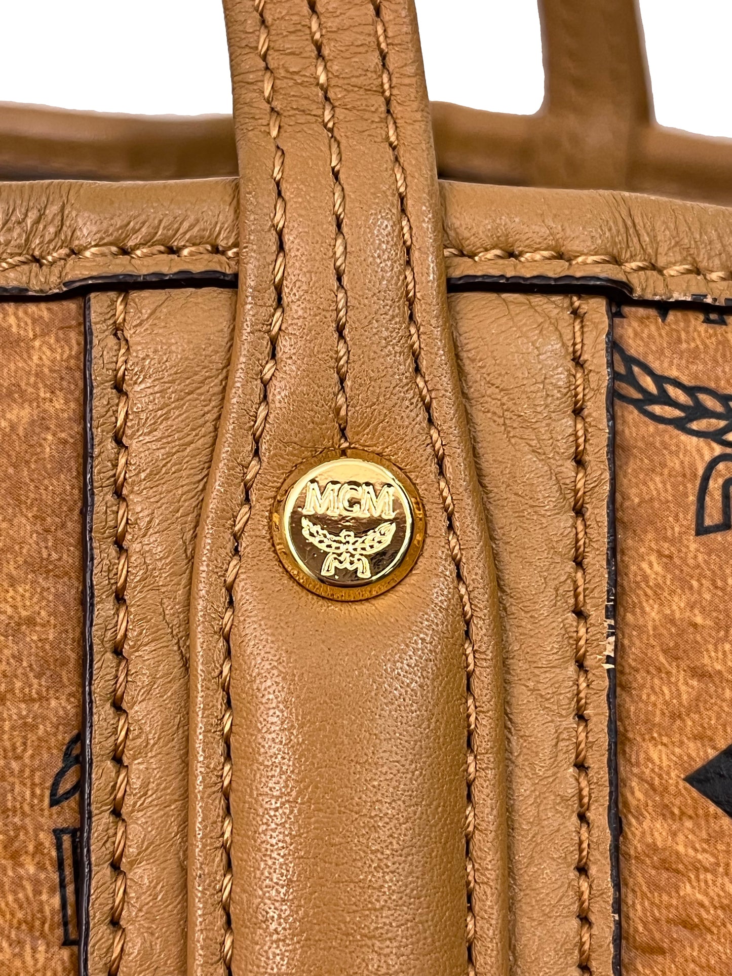 MCM Large Visetos Tote Bag