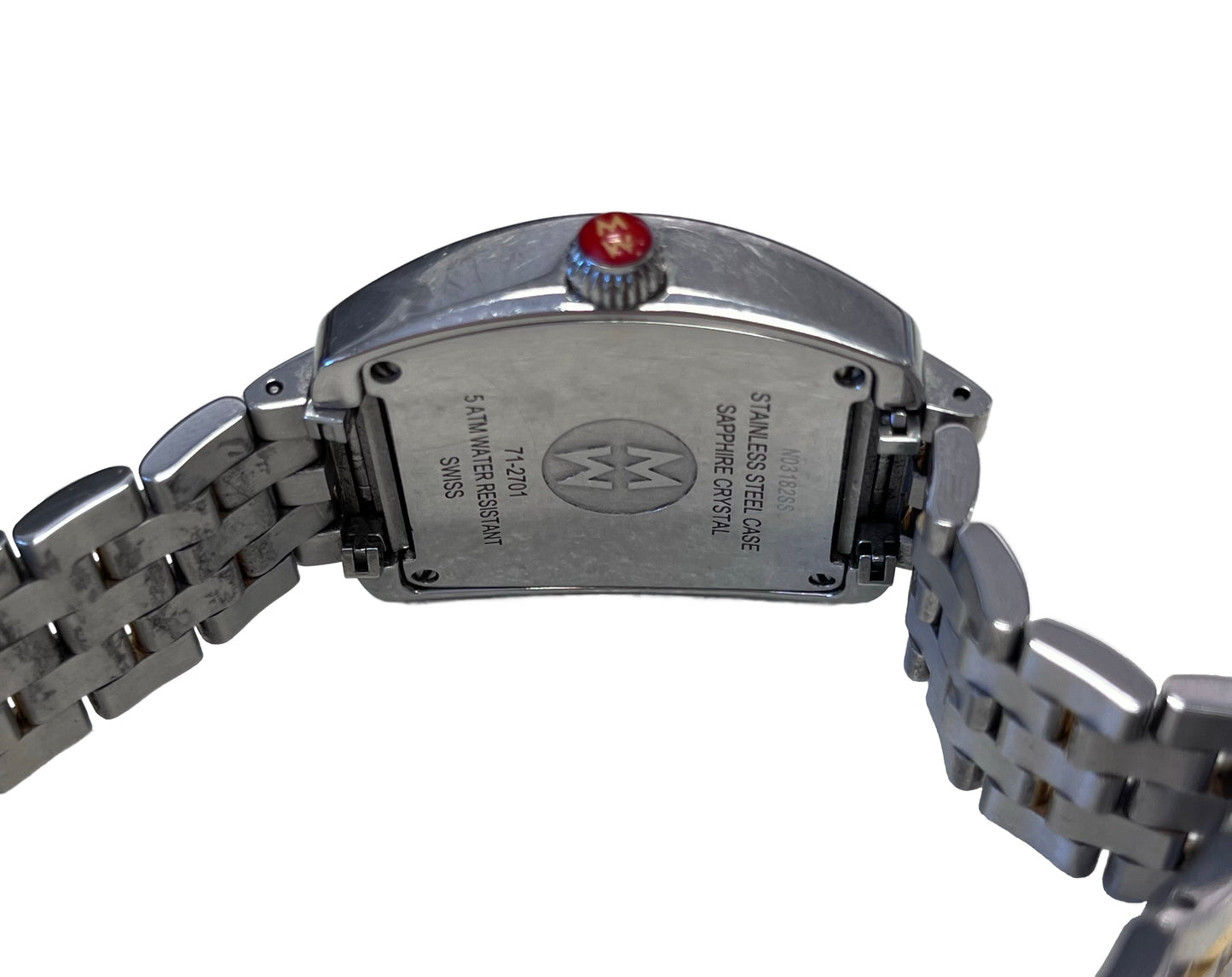 MICHELE Mini Urban Ladies Diamond and Stainless Steel Watch