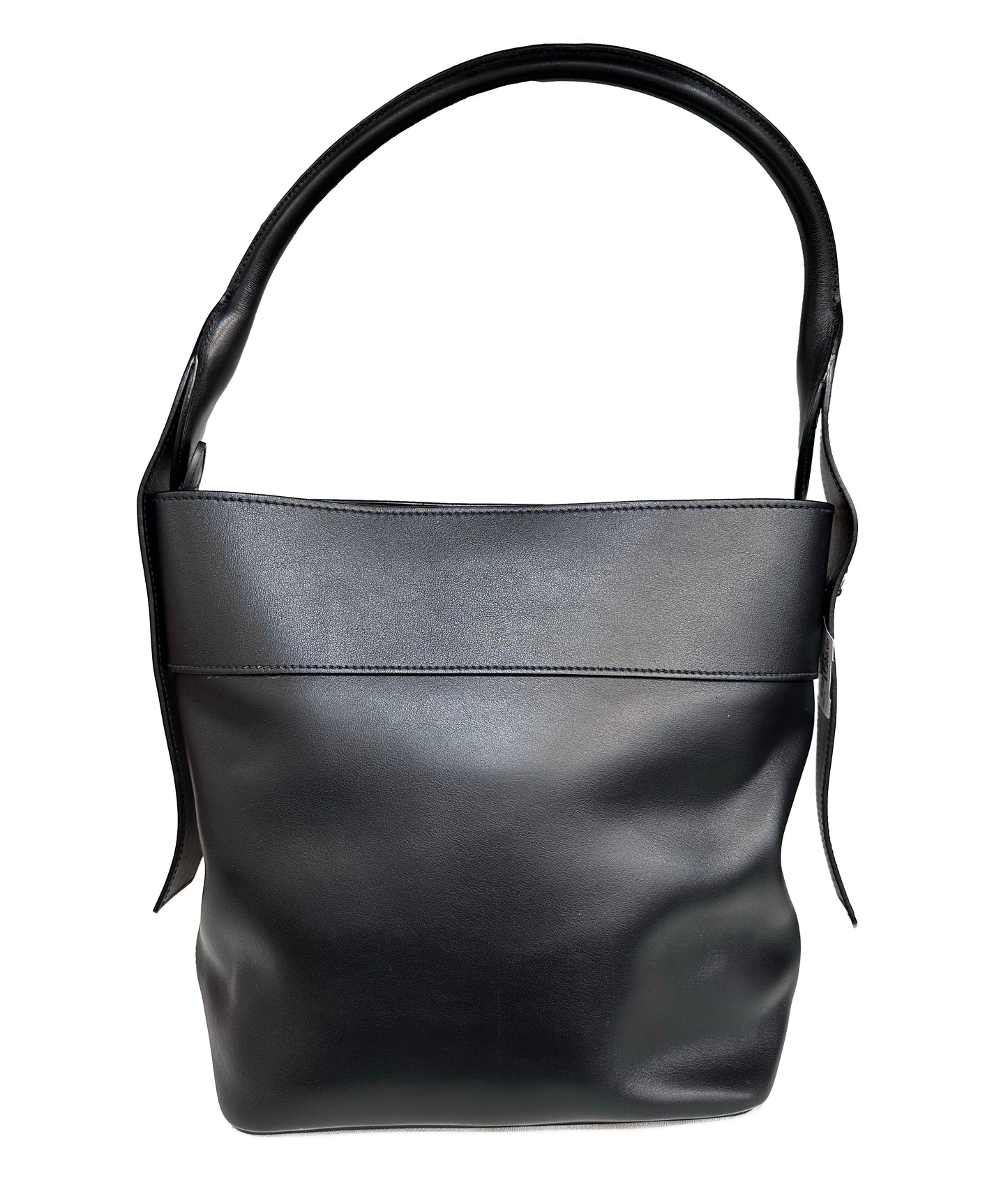 PRADA Black Leather Shoulder Bag
