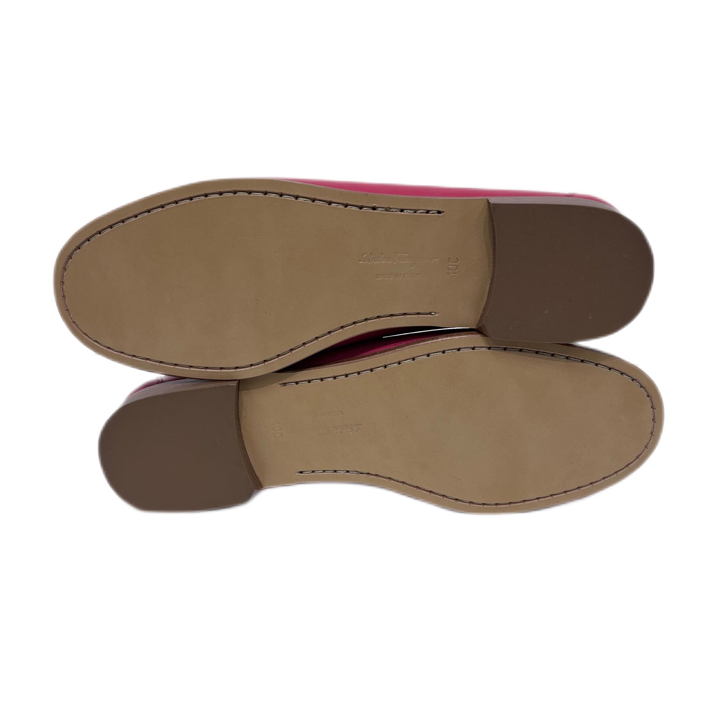 SALVATORE FERRAGAMO Pink Loafers Size 10