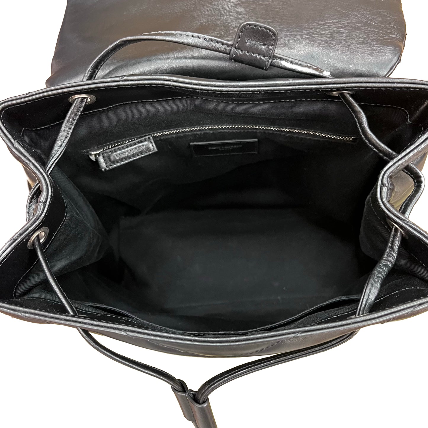 YVES SAINT LAURENT Black "LouLou" Backpack