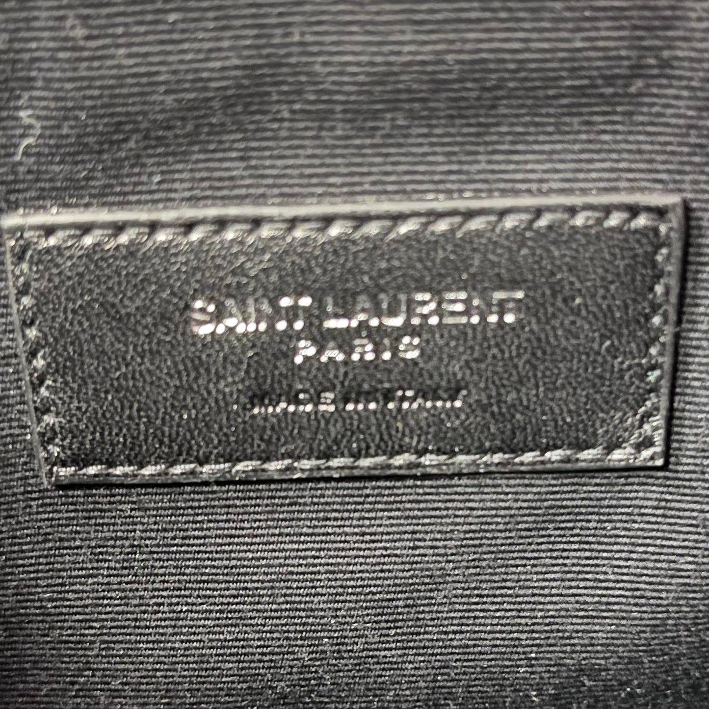 YVES SAINT LAURENT Black "LouLou" Backpack