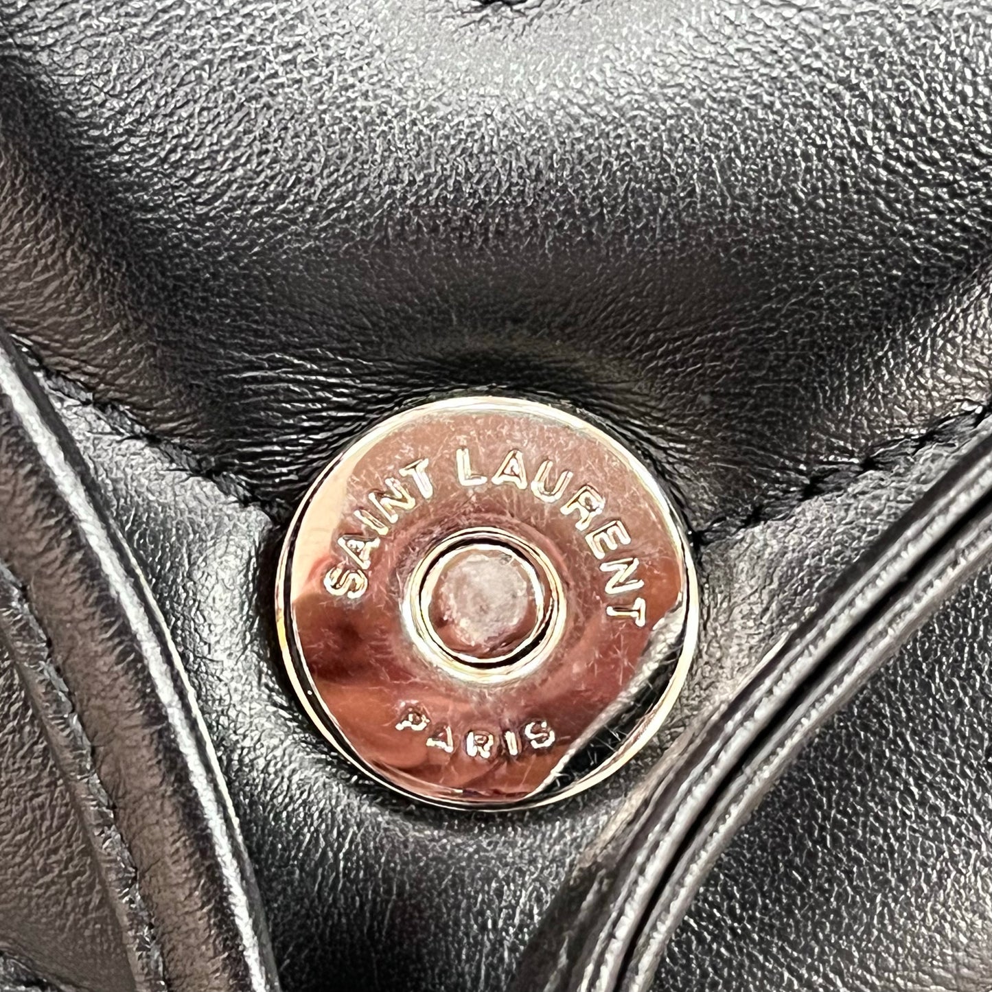 YVES SAINT LAURENT Black "LouLou" Backpack