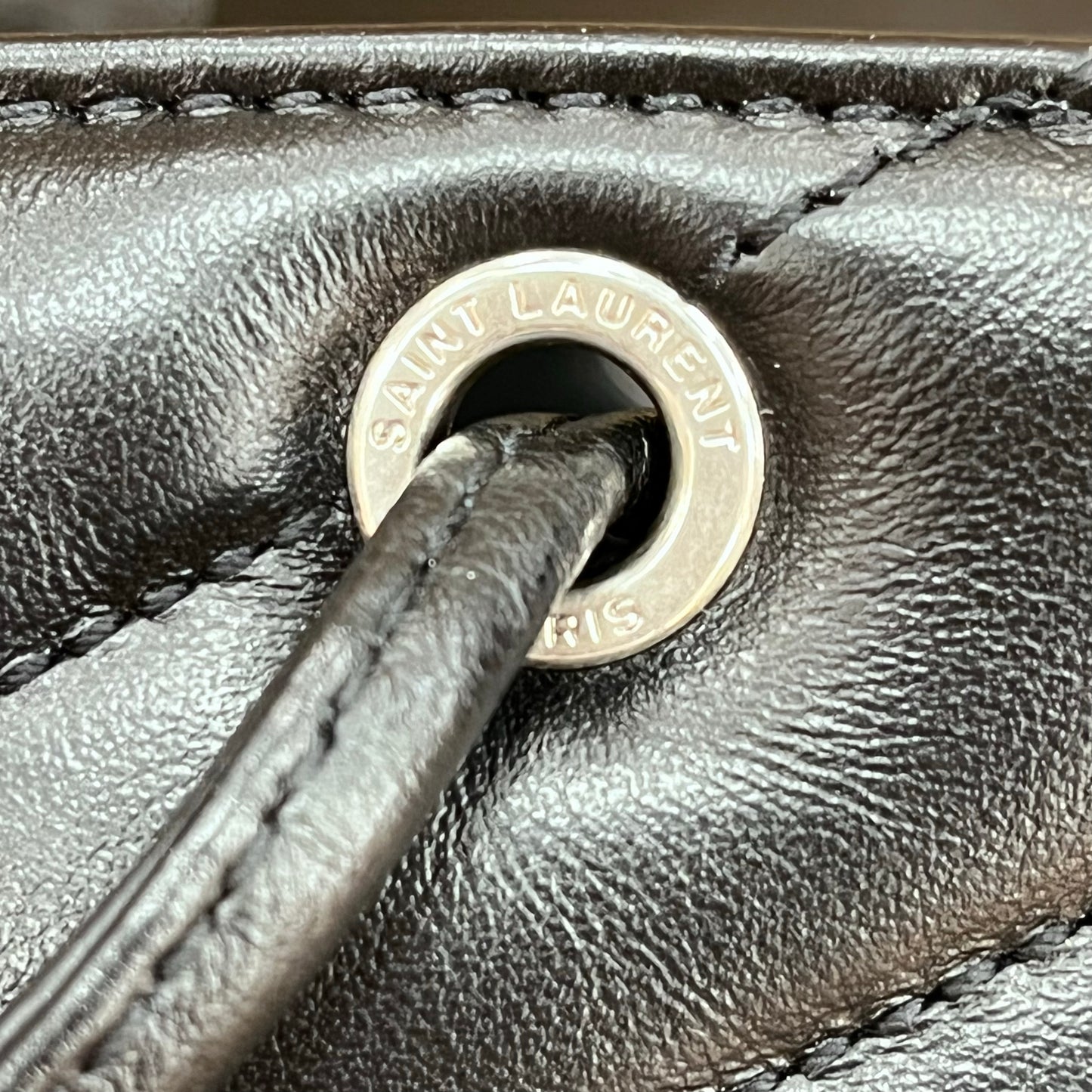 YVES SAINT LAURENT Black "LouLou" Backpack