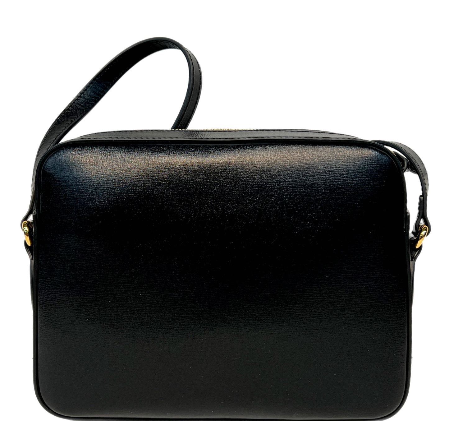 GUCCI Leather Horse-bit 1955 Bag Black