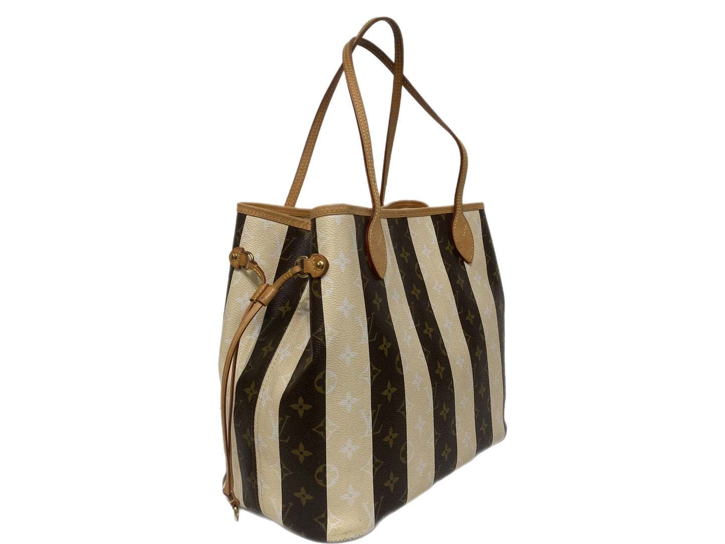 LOUIS VUITTON Limited Edition Rayures Striped Neverfull MM